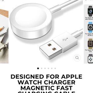 Apple Magnetic Fast Charger for Watch - Silver